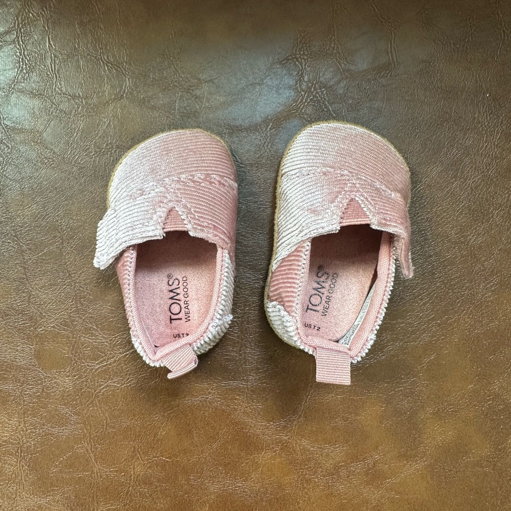 TOMS Blush Baby Walker Shoes